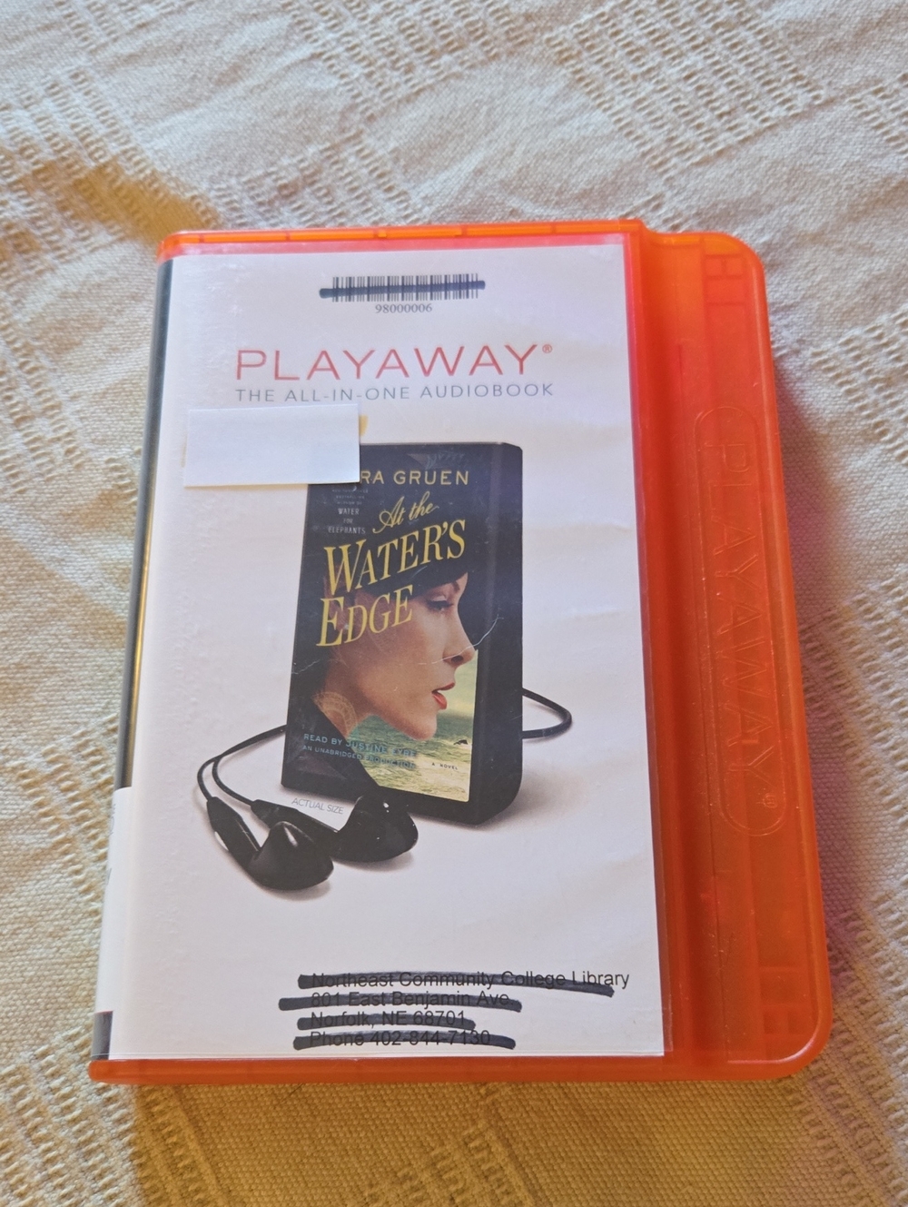 Playaway Audiobook - At The Water's Edge